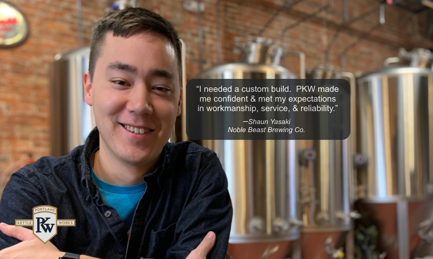 PKW Brewing Equipment at Noble Beast Brewery with Client Testimonial