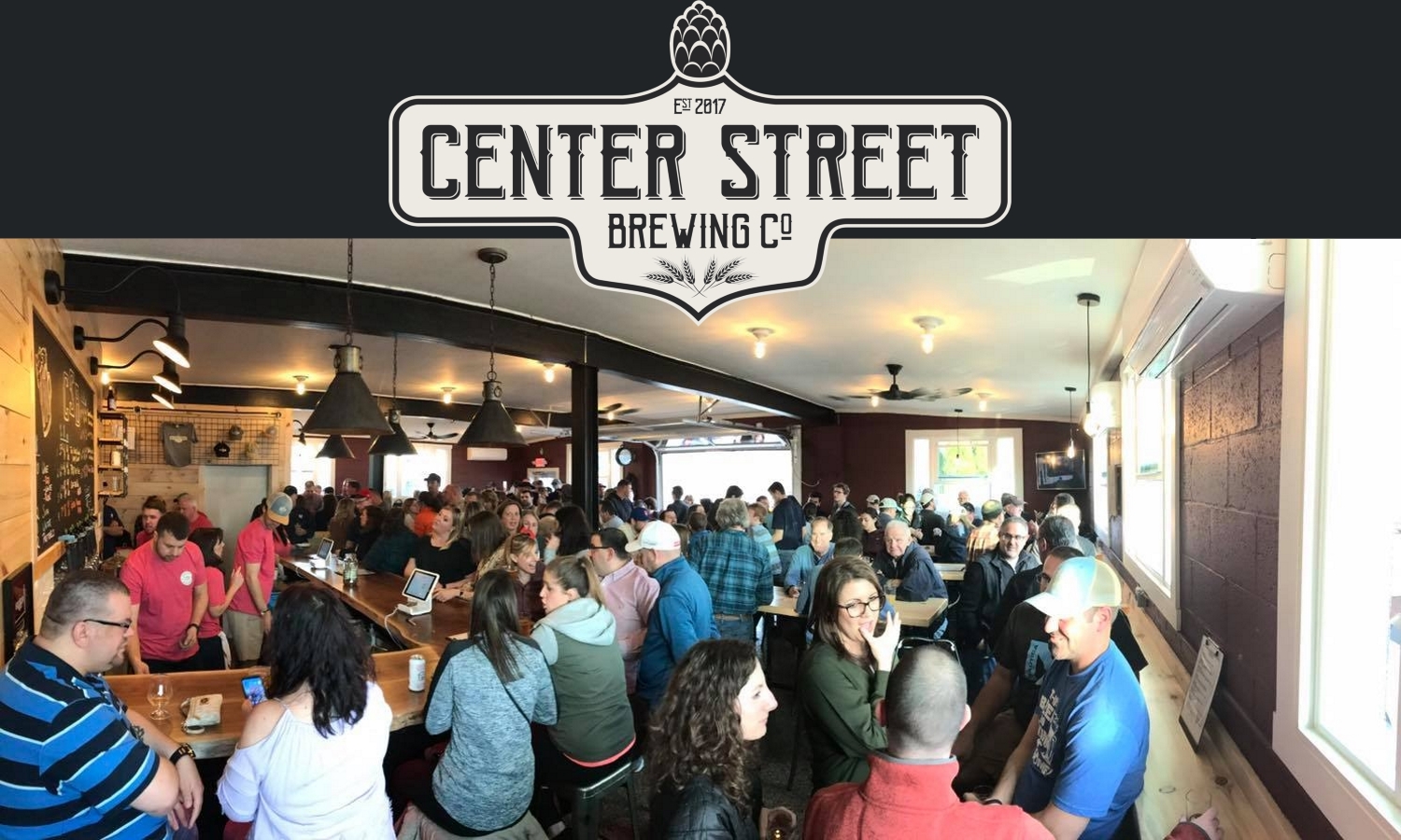 Center Street Grand Opening with Logo